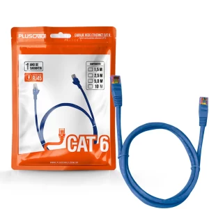 Cabo de Rede Cat6 2,5m Plus Cable