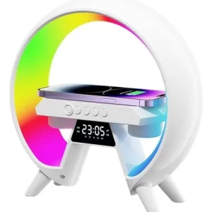 Luminaria Alto-falante Com Led e Carregamento Indução Inova (RAD-12290)