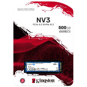 SSD Kingston M.2 500GB NV2 NVMe - SNV3S/500G