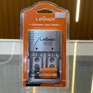 Carregador de Pilhas Lehmox super Rápido (LEY-2049)