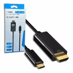 Cabo HDMI x Tipo-C Para HDTV It-Blue 1.8m (LE-6633)