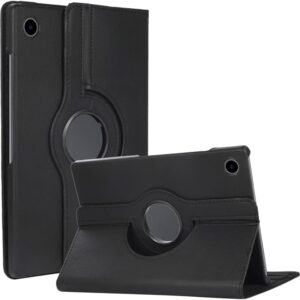 Capa Para Tablet Samsung Galaxy A9 Couro Sintético Giratória - Preto 8.7 Polegadas