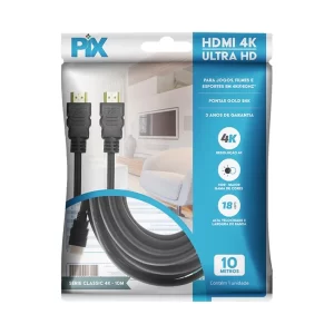 Cabo Pix HDMI 10 Metros 2.0 19 Pinos 4k