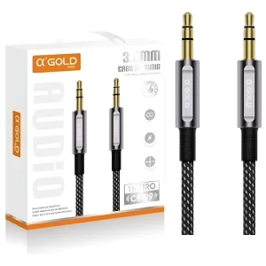 Cabo Auxiliar De Áudio P2 3.5mm A Gold 1 Metro (Cb-99)
