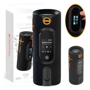 Caixa De Som Bluetooth Tn920 40w Ipx6 Rgb Bateria 3600mah Preto