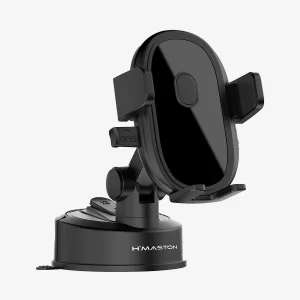 Suporte Veicular Universal H'maston Ventosa Carro Preto (SPR02)