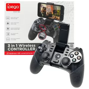 Controle Joystick Android Celular Pc Bluetooth Preto (Ipega 9076)