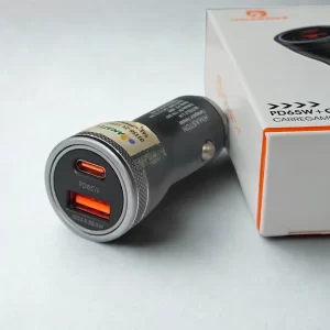 Carregador Veicular Turbo Tipo-c + Usb 87,5w Hmaston (L14-4)