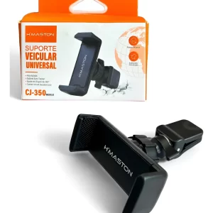 Suporte Veicular Saida De Ar Regulagem Para Celular Preto (CJ-350)