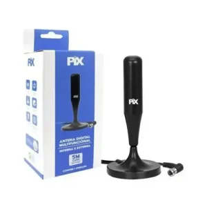 Antena Interna/Externa Pix Digital Com Ima 5M Com Cabo