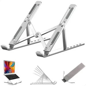Suporte Para Notebook Base Dobrável de Alumínio Ergonômico Ajustável Fino Portátil (OR-SP09)